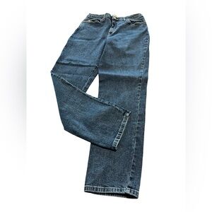 Faded Glory Stretch Straight Leg Women’s Blue Jeans Size 12 Average Note - Label